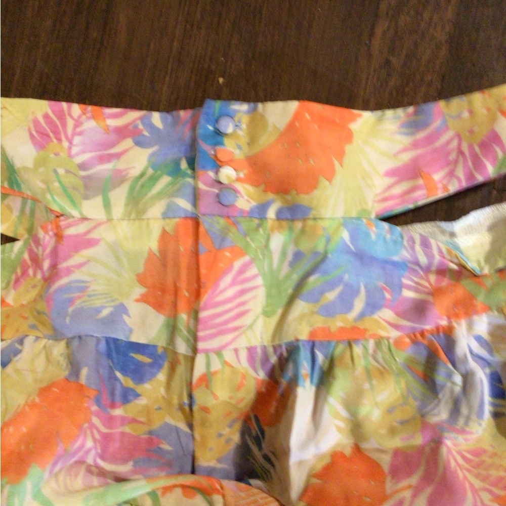 NEW! boho Floral Multicolor Maxi pant flared - Picture 3 of 4